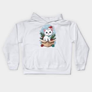 Cat christmas Kids Hoodie